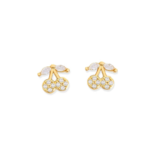 Cherry Stud Earrings