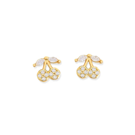 Cherry Stud Earrings