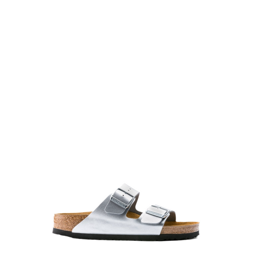 Birkenstock Arizona Silver Birko-Flor