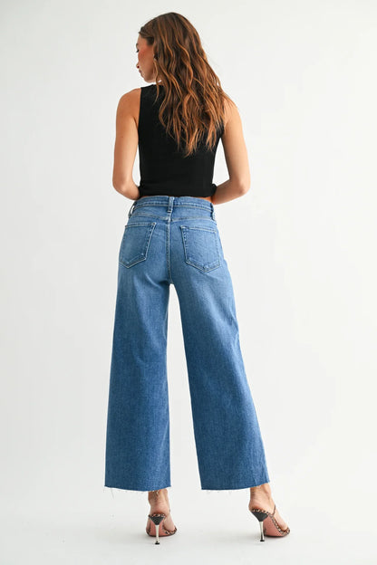 JBD Scissor Cut Wide Leg Jean