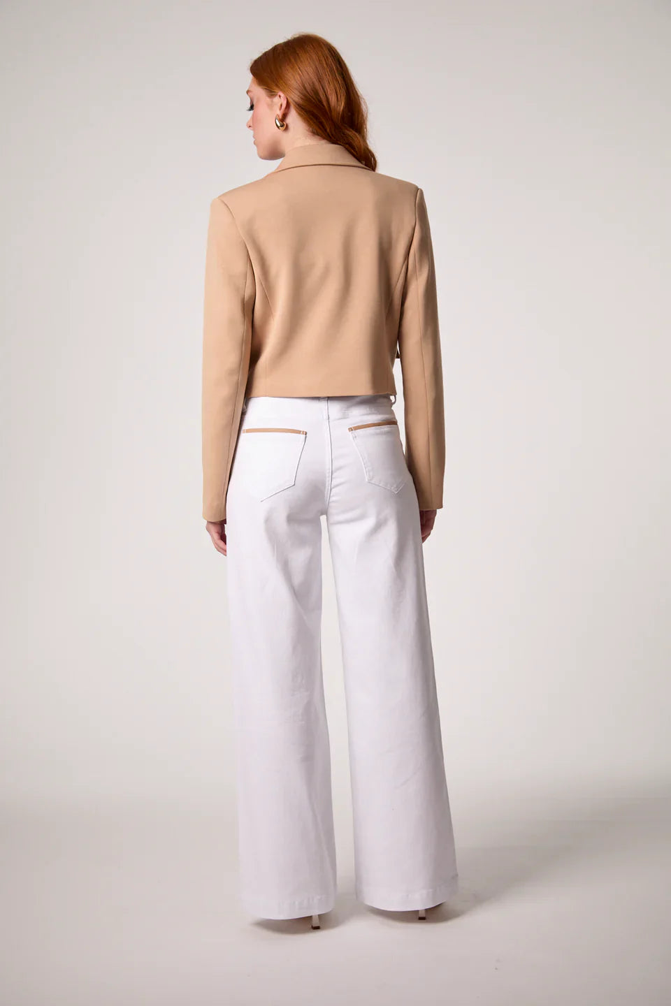 Chloe Cropped Hooded Blazer