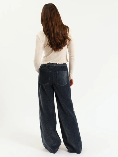Daze The Cozy Jean Wide Leg Pull-on