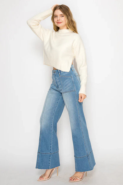 Artemis Slim Palazzo Jean