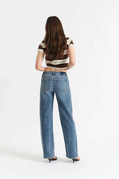 Daze Keeper Low Rise Straight Jean