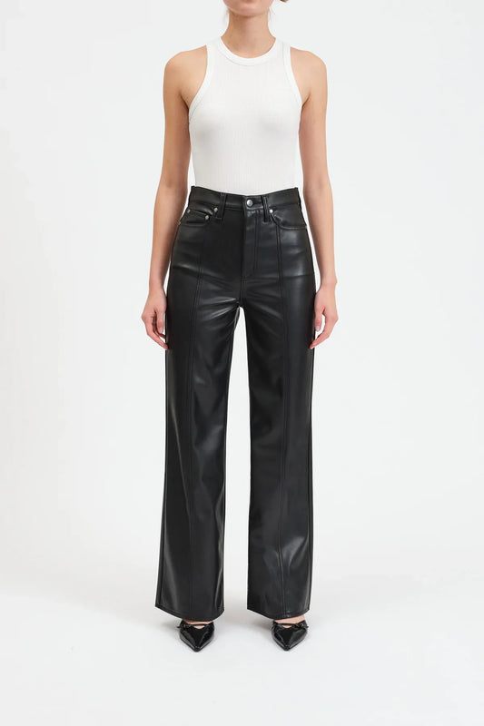 Daze Far Out Leather Center Seam