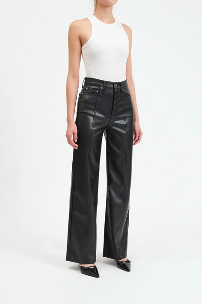 Daze Far Out Leather Center Seam