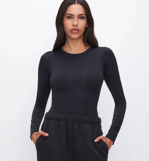 Good American Scuba Crewneck Bodysuit