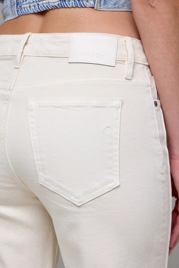 Hidden Mid Rise Comfort Flare Jean