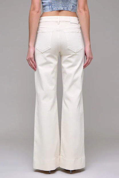 Hidden Mid Rise Comfort Flare Jean