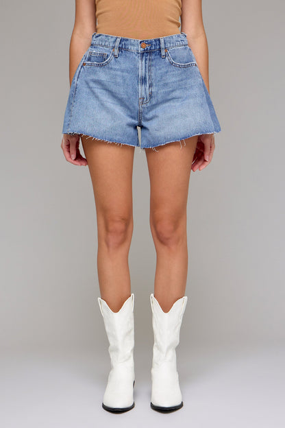Hidden High Rise A-Line Short