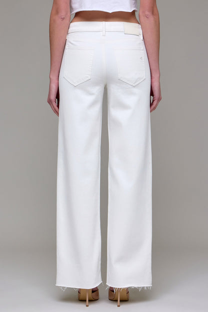 Hidden Logan Mid Rise White Jean