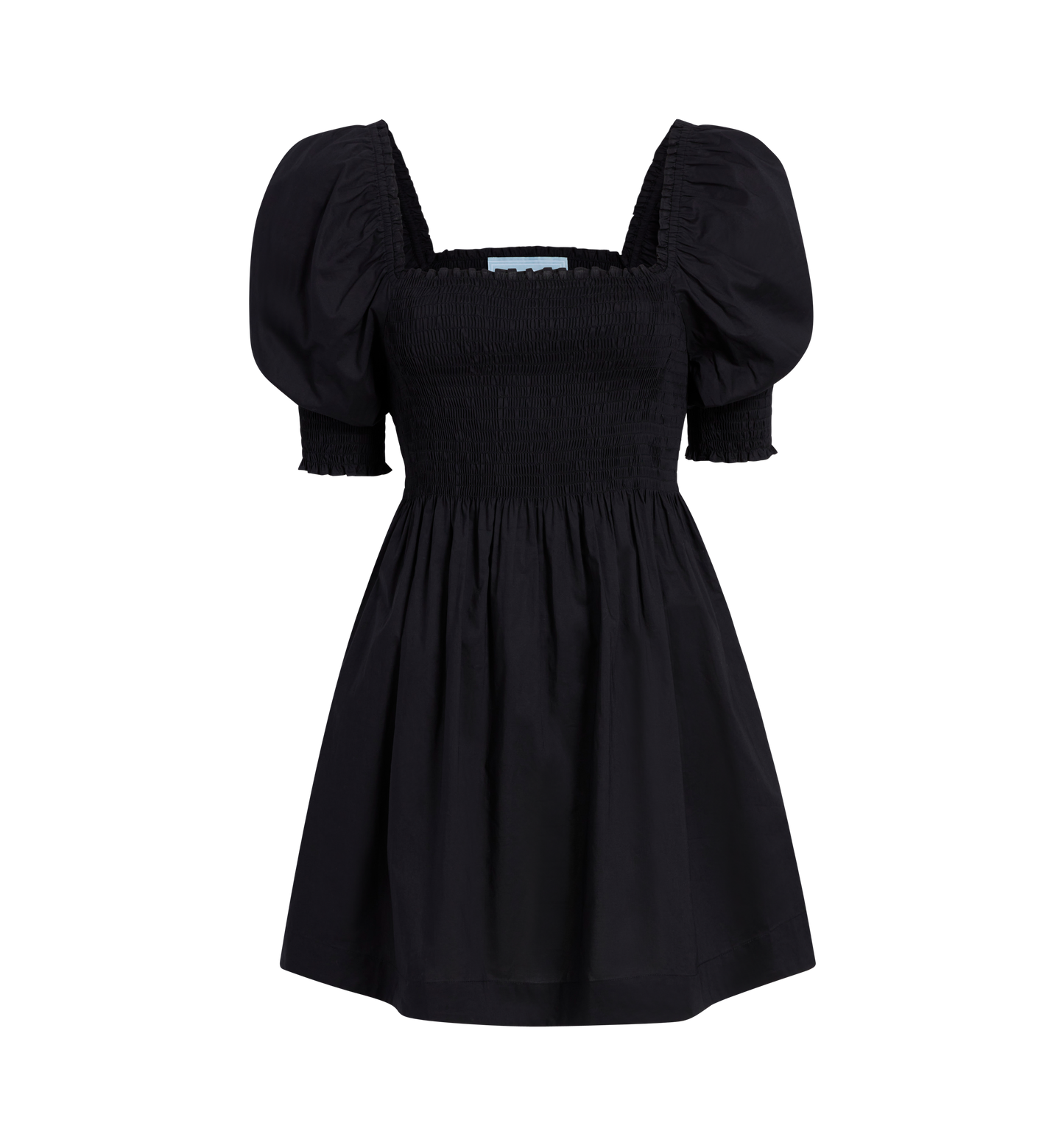 The Athena Nap Dress - Black Cotton