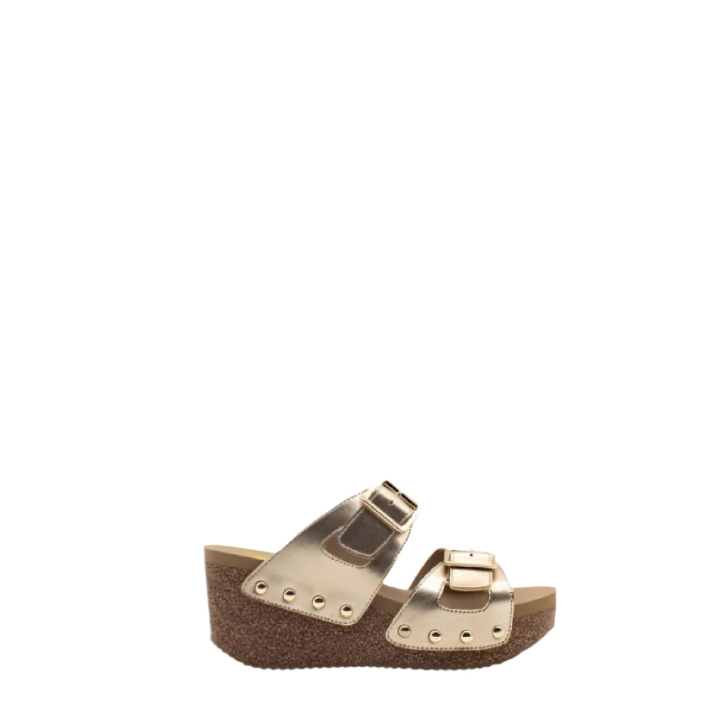 Gertrude Faux Leather Sandal
