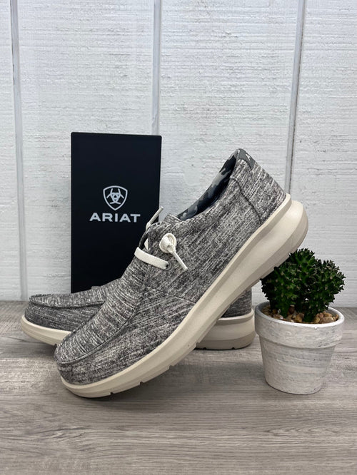 Ariat Men's Washed Grey Denim Hilo Casual Shoe 10061211-Painted Cowgirl Western Store