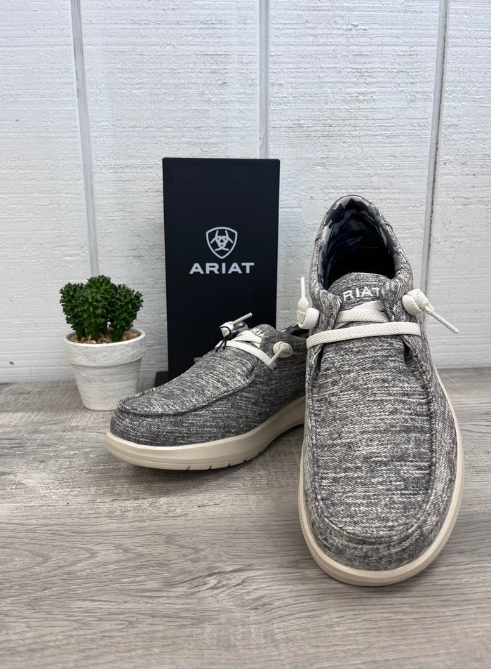 Ariat Men's Washed Grey Denim Hilo Casual Shoe 10061211-Painted Cowgirl Western Store