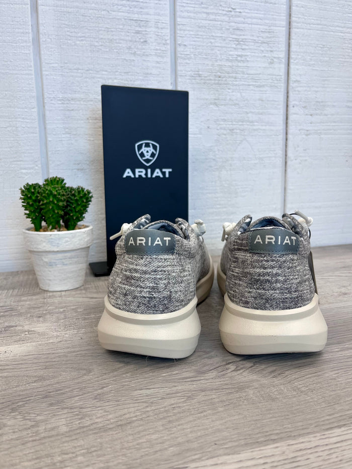Ariat Men's Washed Grey Denim Hilo Casual Shoe 10061211-Painted Cowgirl Western Store