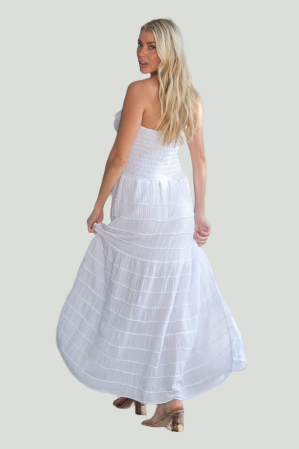Cotton Natural Tube Maxi
