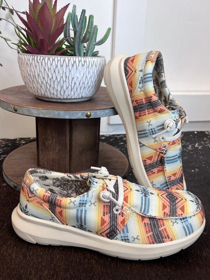 Ariat Women's Sunset Southwestern Hilo Slip On Casual Shoe 10061339-Painted Cowgirl Western Store