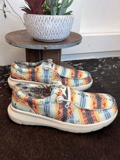 Ariat Women's Sunset Southwestern Hilo Slip On Casual Shoe 10061339-Painted Cowgirl Western Store
