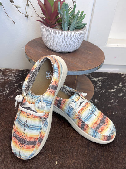 Ariat Women's Sunset Southwestern Hilo Slip On Casual Shoe 10061339-Painted Cowgirl Western Store