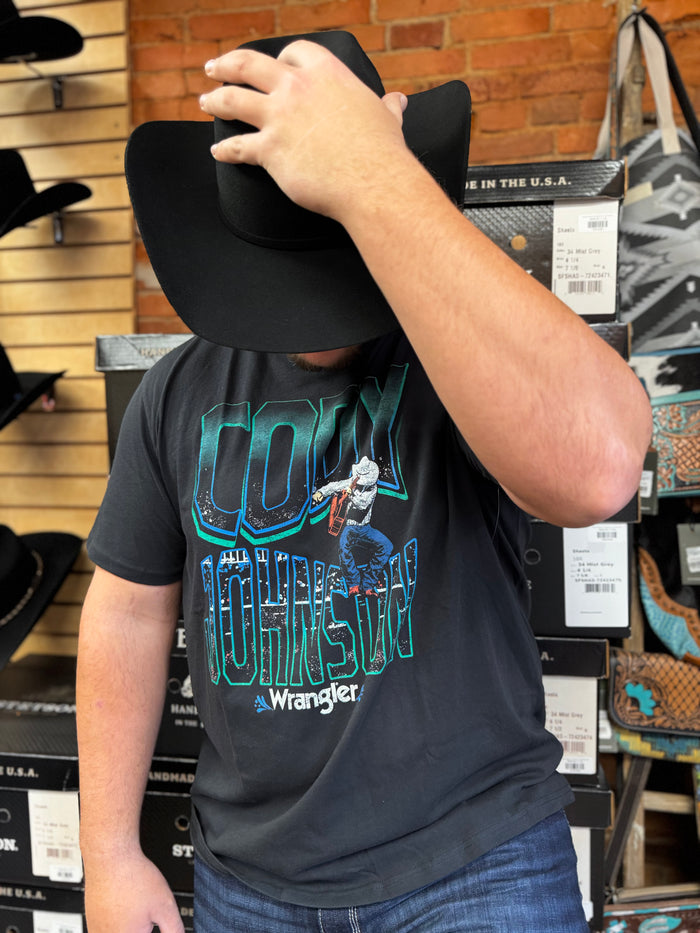 Wrangler X Men's Black Cody Johnson Perform Tee 112358748-Painted Cowgirl Western Store