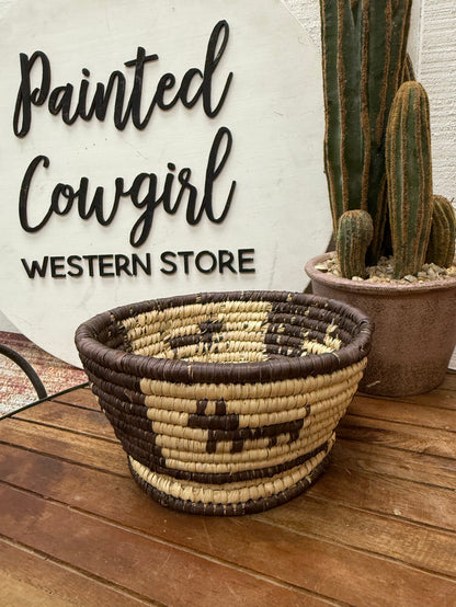 El Paso Southwest Woven Palm Basket