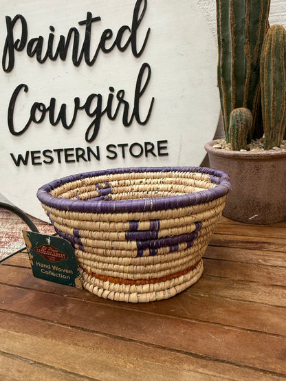 El Paso Southwest Woven Palm Basket