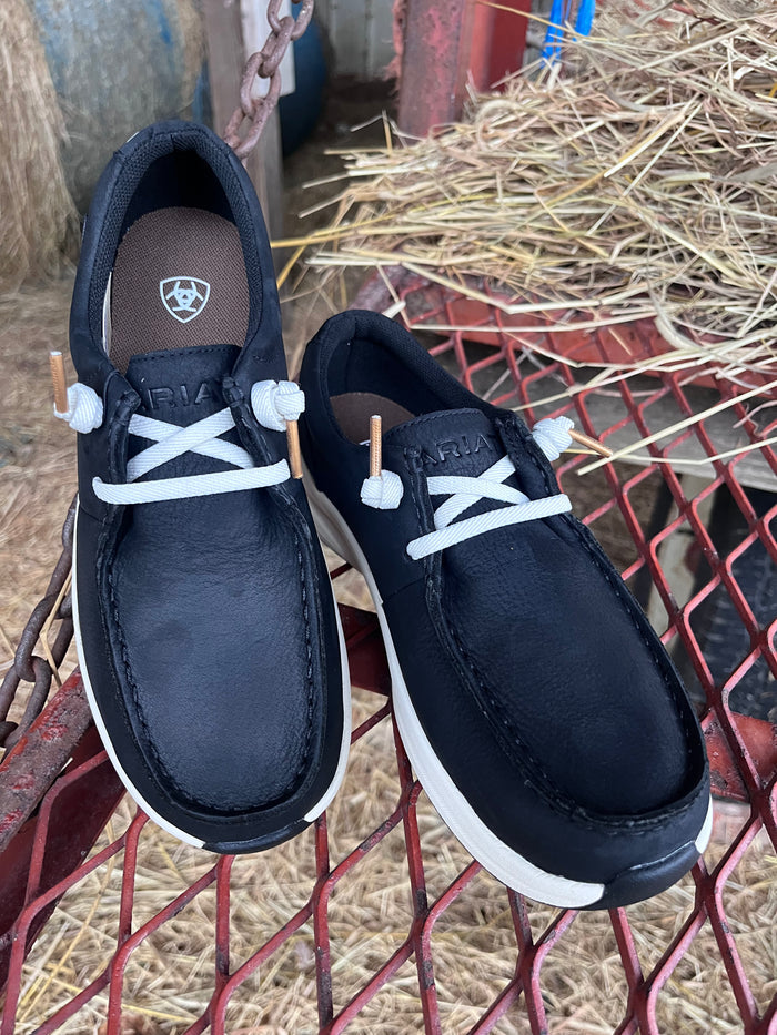 Ariat Women's Buckeye Satin Black Waterproof Casual Shoe 10054317-Painted Cowgirl Western Store