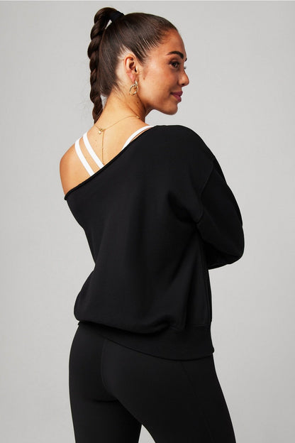 Fabletics Year Round Off The Shoulder Sweatshirt