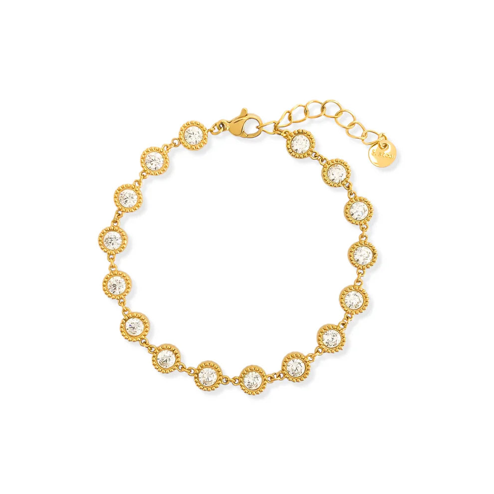 Round Stone Tennis Bracelet