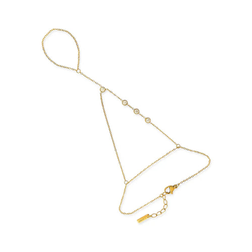 Hand Chain with Stones