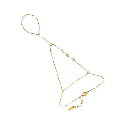 Hand Chain with Stones