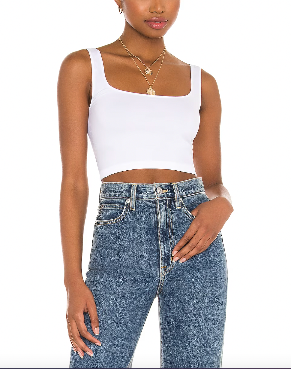 Free People Scoop Neck Crop