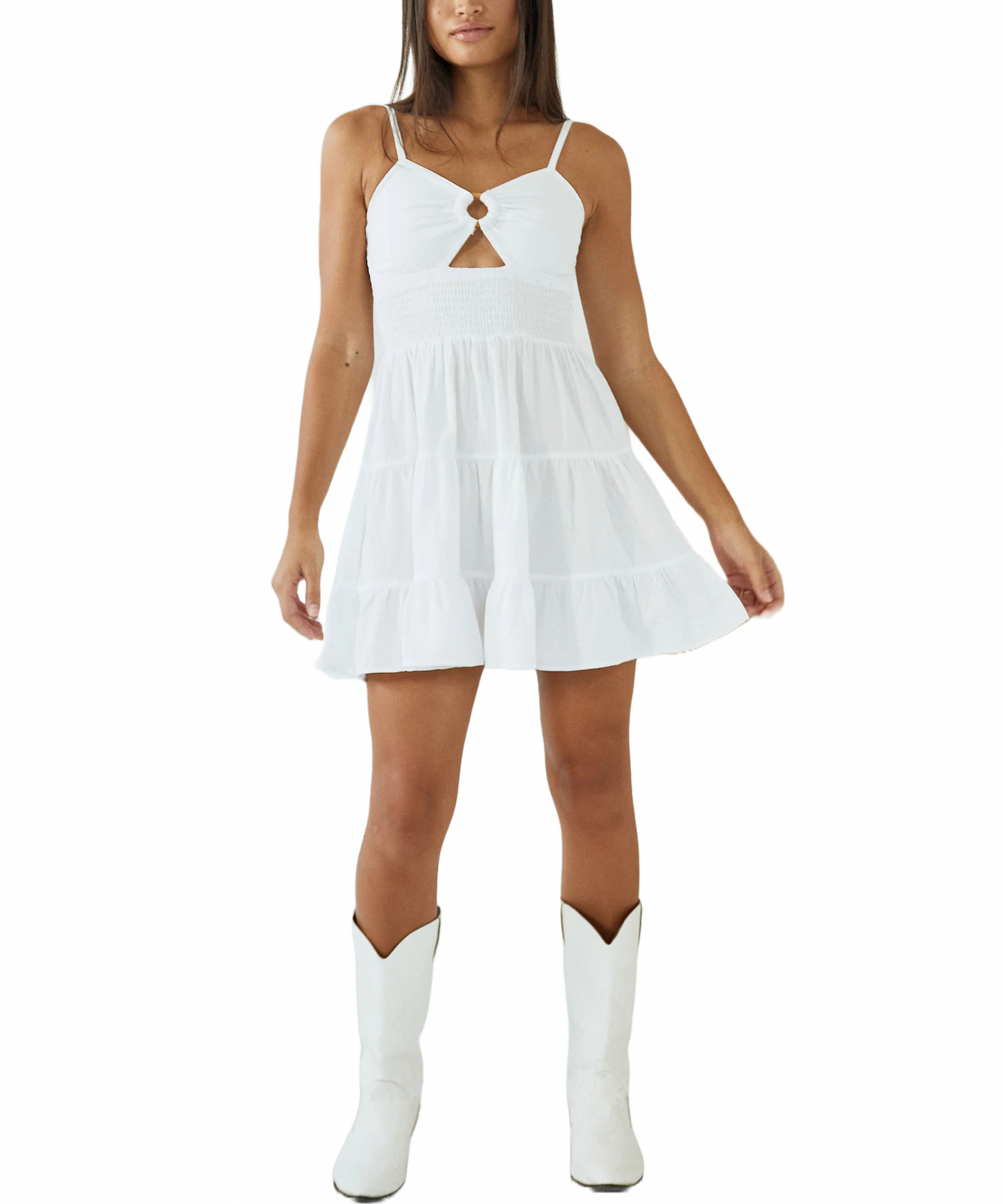 Mini Keyhole Dress