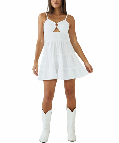 Mini Keyhole Dress