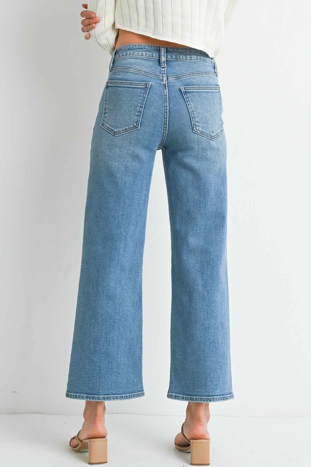 JBD Slim Wide Leg Jean