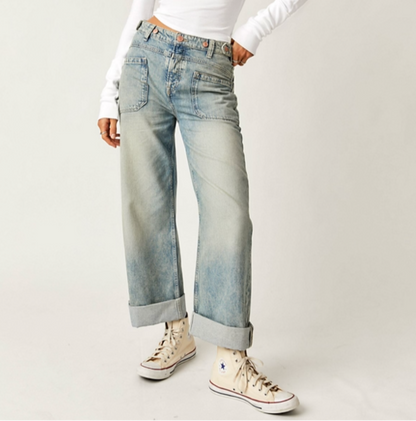 Free People Palmer Cuffed Jean