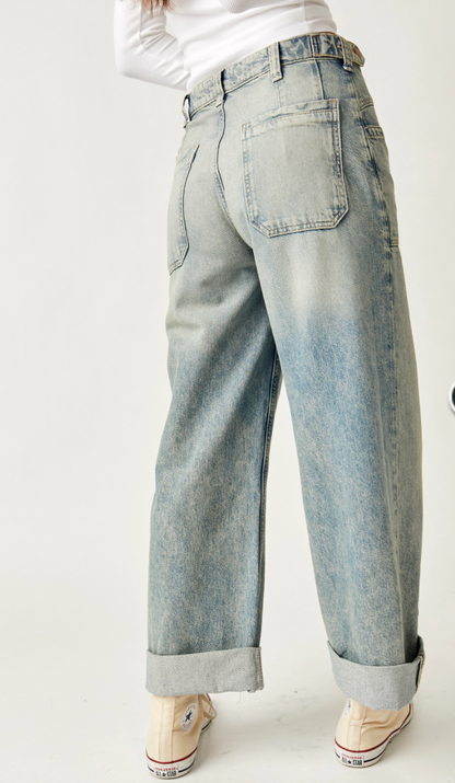Free People Palmer Cuffed Jean