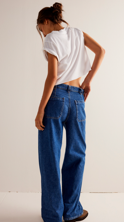 Free People Palmer Cuffed Jean