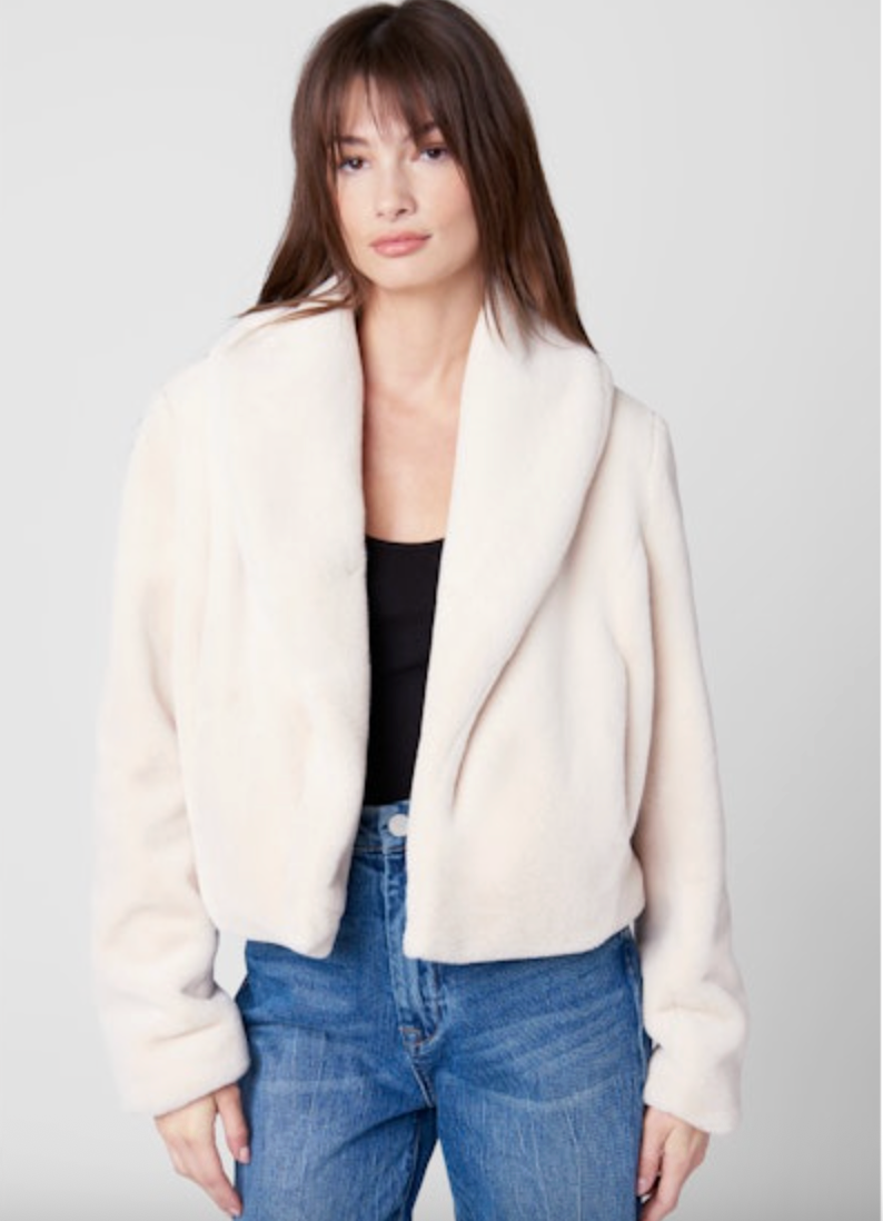 Blank Faux Fur Jacket
