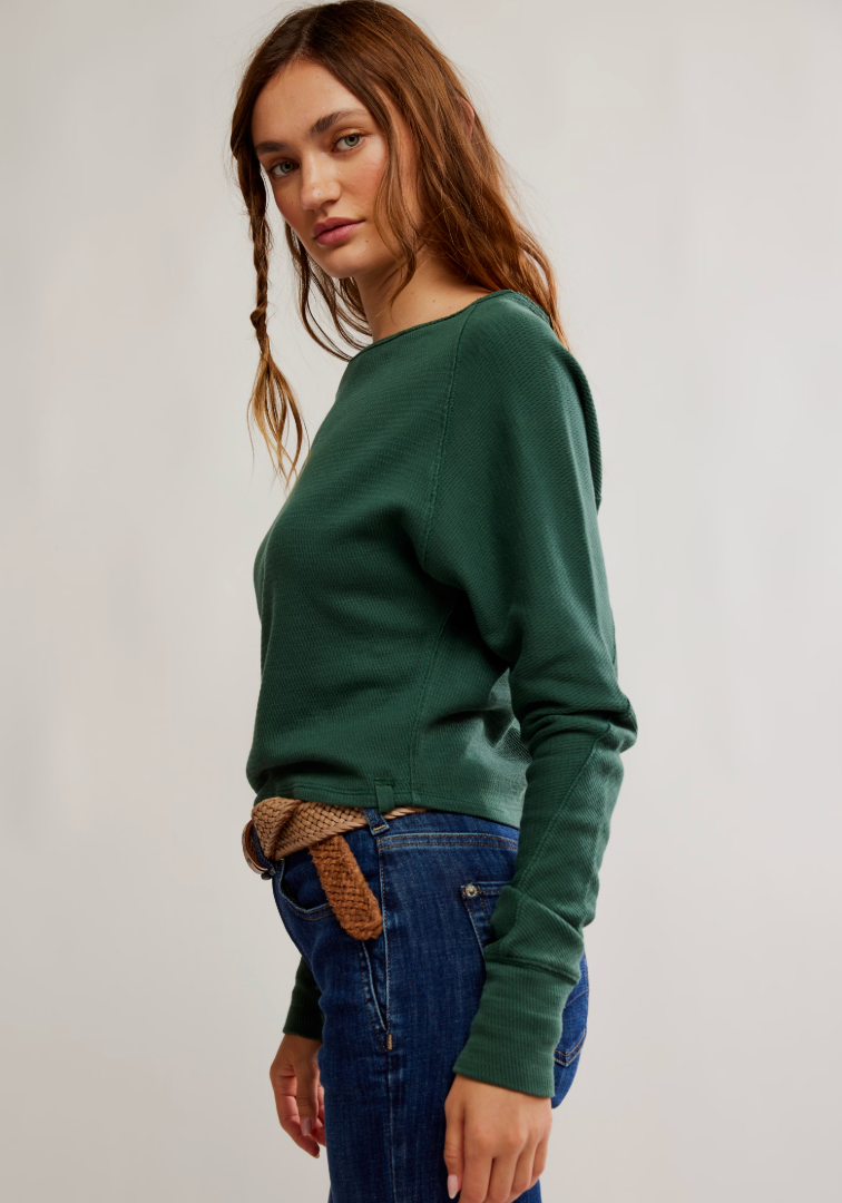 Free People Jess Long Sleeve Top