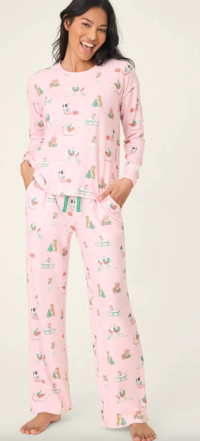 PJ Salvage Long Sleeve Peace & Pawlidays