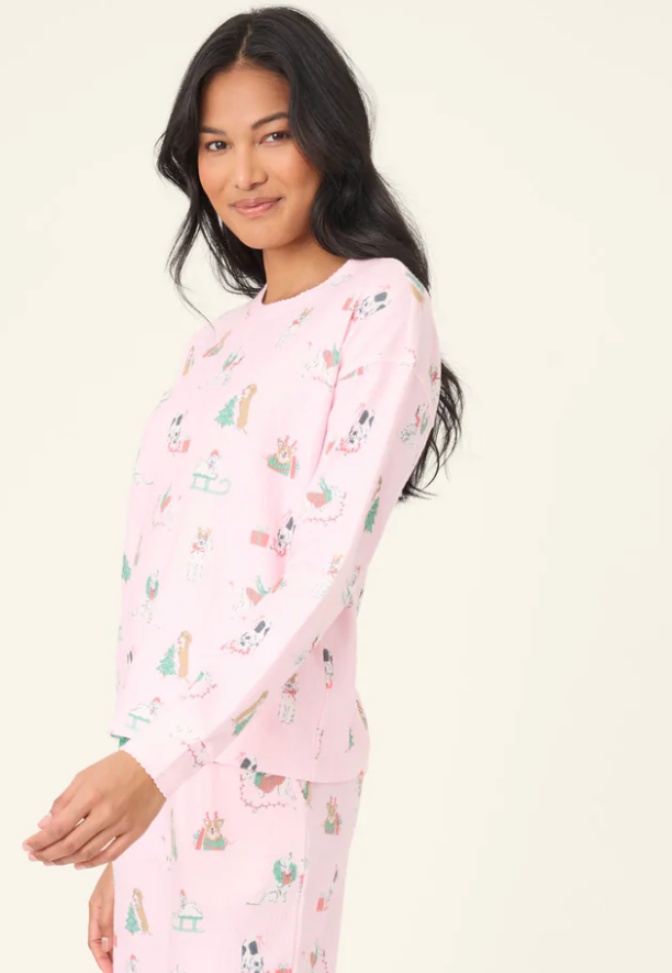 PJ Salvage Long Sleeve Peace & Pawlidays
