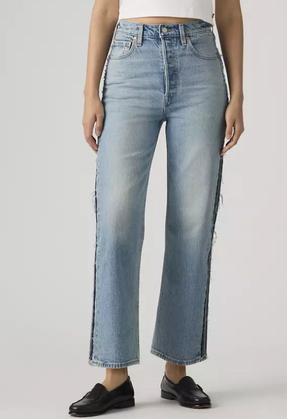 Levi Ribcage Deconstructed Ankle Jean