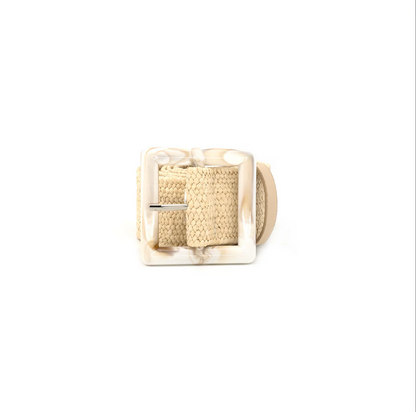 BC - Raffia Big Buckle Belt