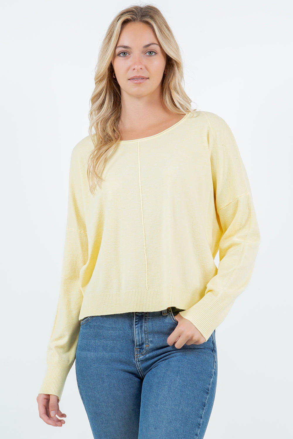 Eliza Front Seam Pullover
