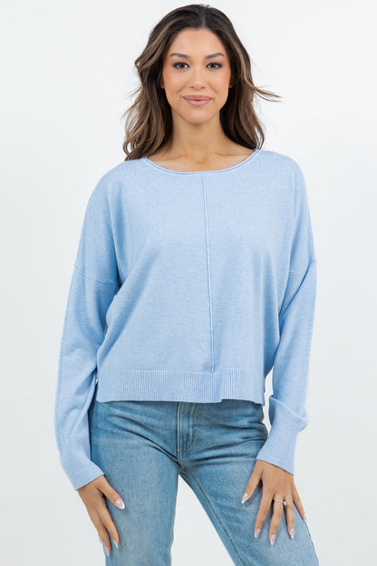 Eliza Front Seam Pullover