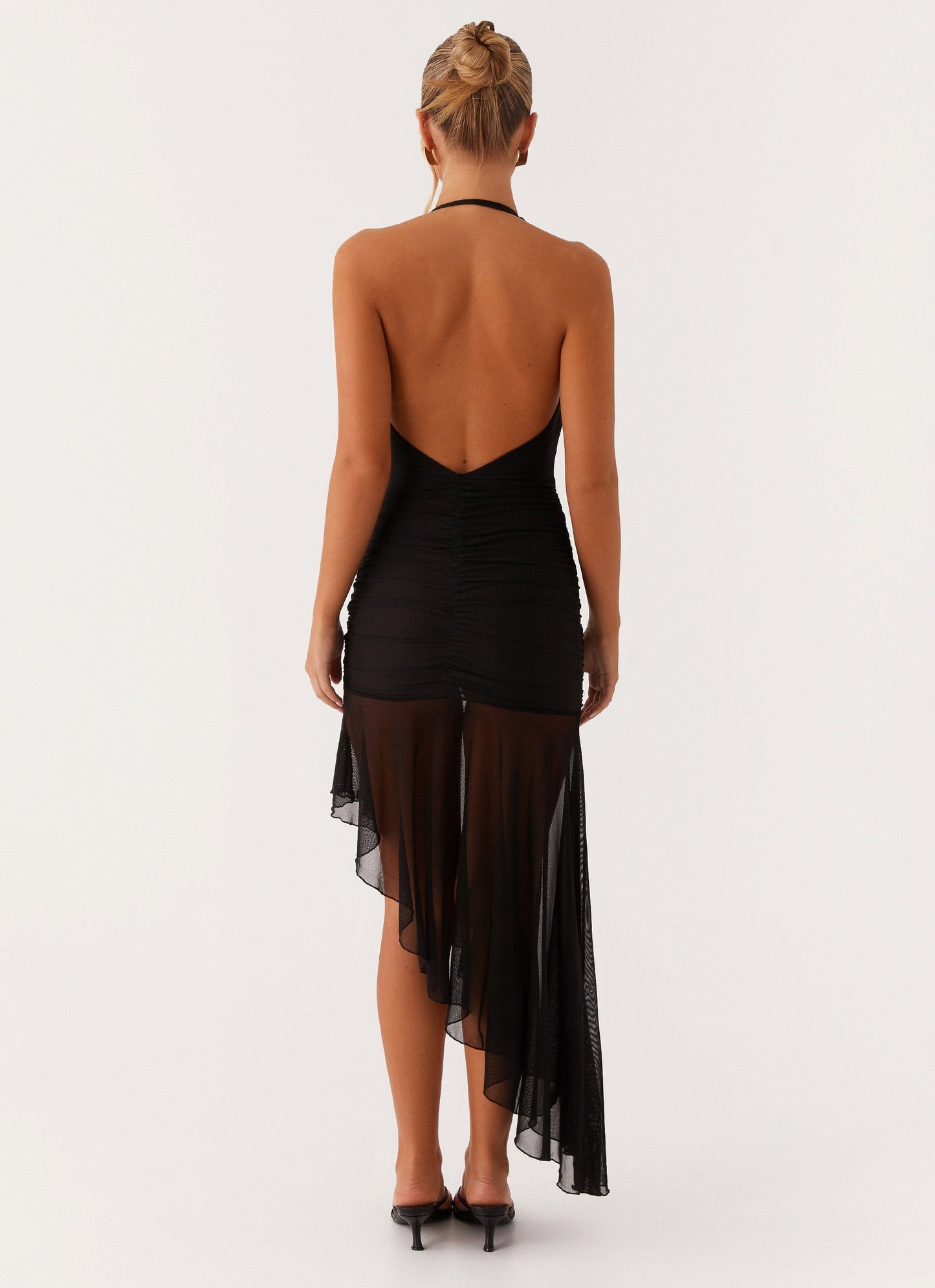 Take Time Midi Dress - Black