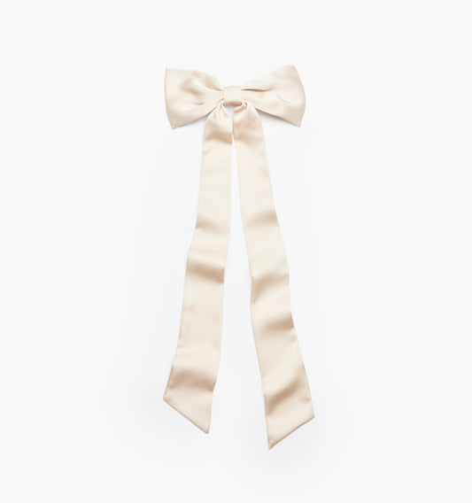 The Ceci Hair Bow - Champagne