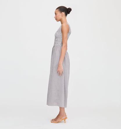 The Cosima Nap Dress - Chocolate Gingham
